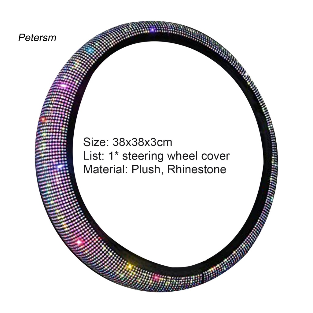 Vỏ Bọc Vô Lăng Xe Hơi Bằng Nhựa PP Đính Hạt Lấp Lánh