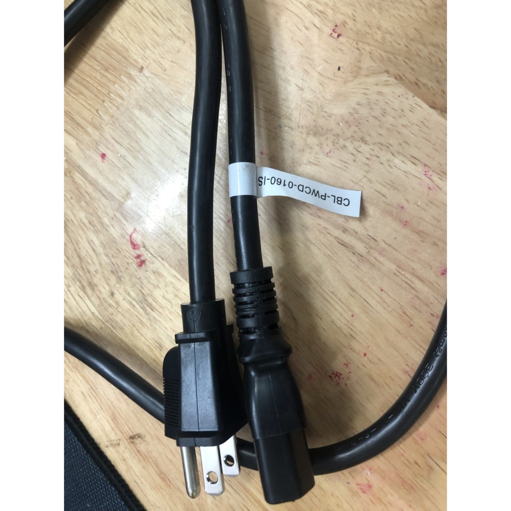 Dây nguồn máy tính 3 chấu , Chuẩn MỸ, NHẬT dài 1.8m zin theo máy HP- Chịu Tải 1600w, Lõi Đồng To