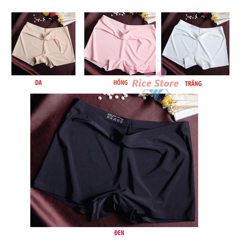 [Thanh Lý] Quần mặc váy đúc su trơn thun lạnh cao cấp KIMCHIBIKINI lót đùi không lộ viền mềm mại thoáng mát QL016
