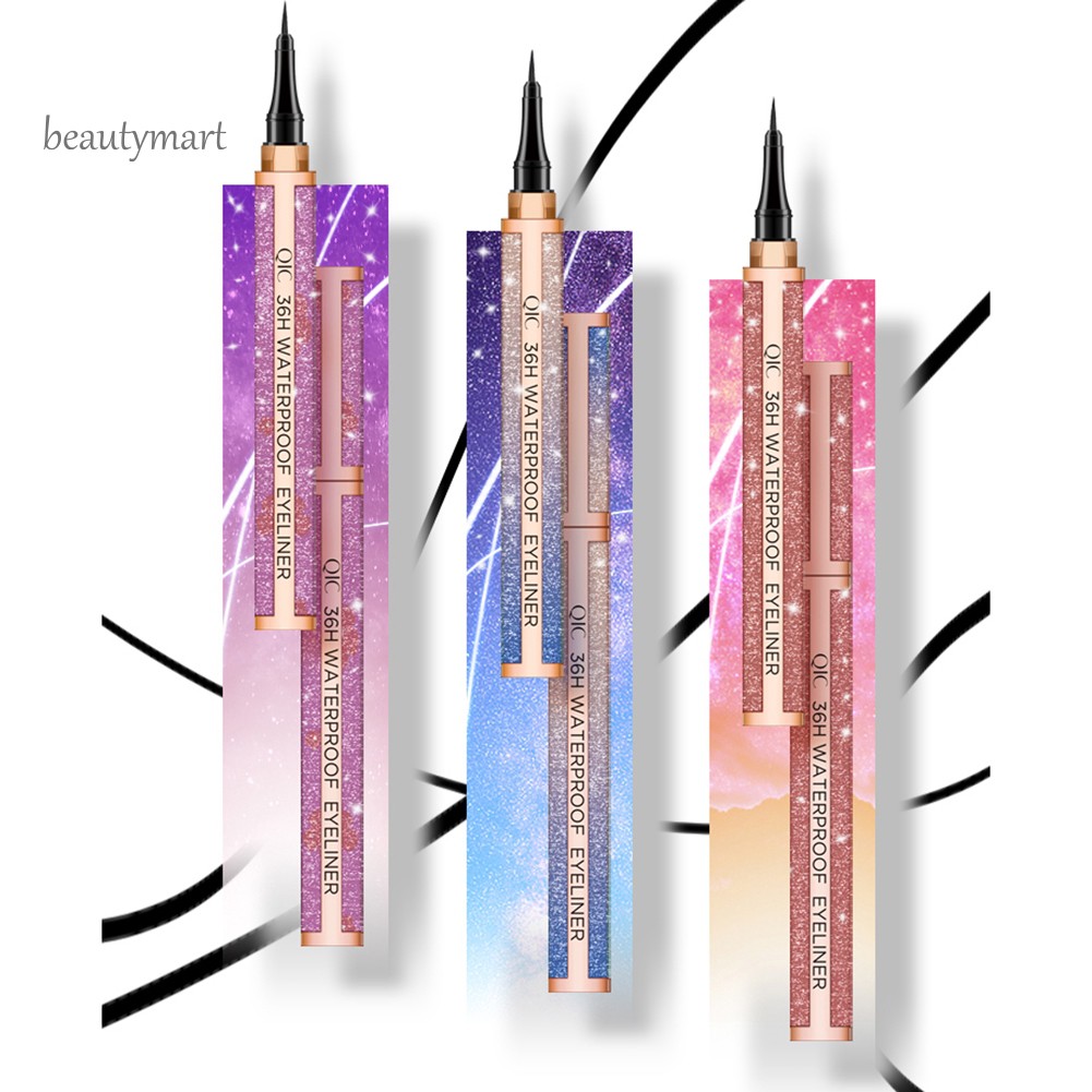 Bút kẻ mắt nước không nhòe thiết kế vỏ lấp lánh QIC
