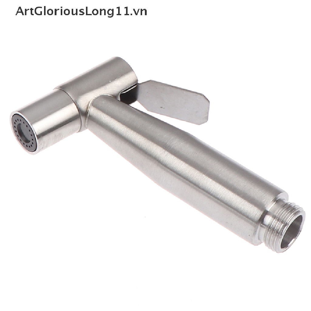 【ArtGloriousLong】 Toilet Bidet Spray Stainless Steel Handheld Bathroom Sprayer Shower Head .