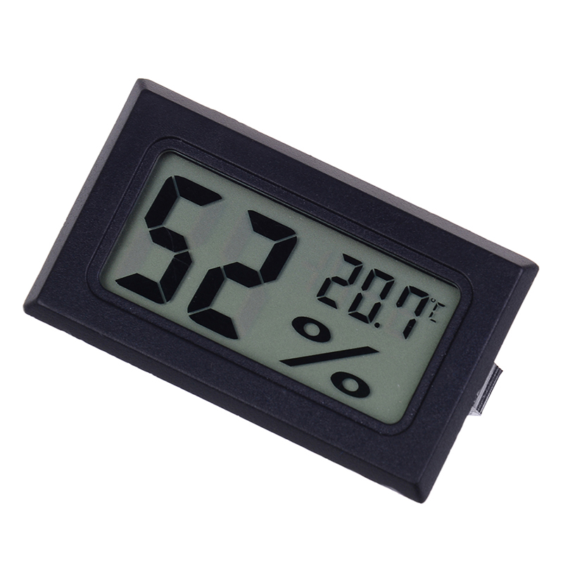 Small size digital lcd thermometer hygrometer humidity temp meter measuring