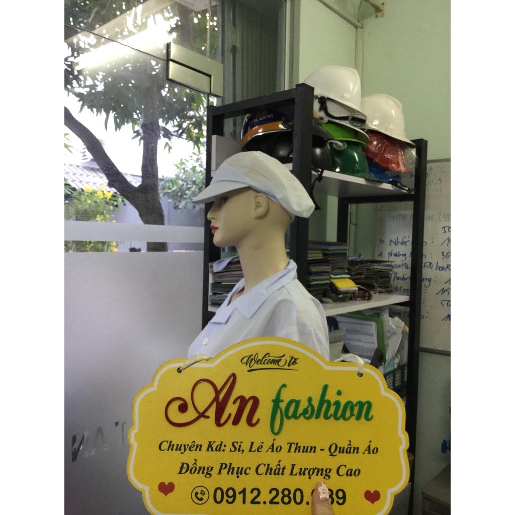NÓN LƯỠI TRAI THỦY SẢN VẢI SILK PHỐI LƯỚI