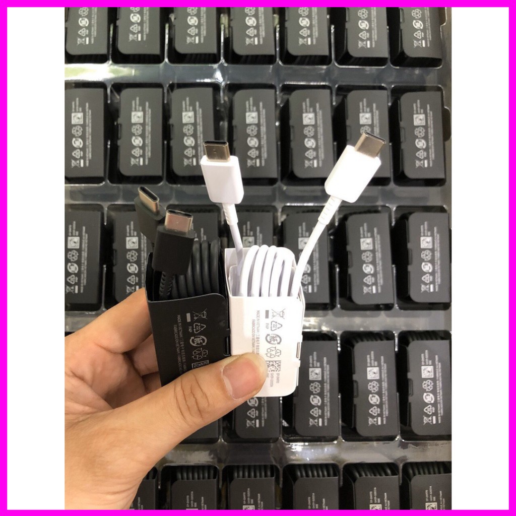Cáp Sạc Nhanh Samsung 2 Đầu Type-C 25W S20, Note 10, 20..... ZIN Nhà Máy
