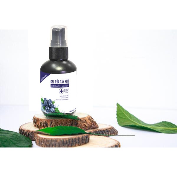 Gel rửa tay khô The Herbal Skin KNC xát khuẩn làm mềm da kháng khuẩn đến 99%