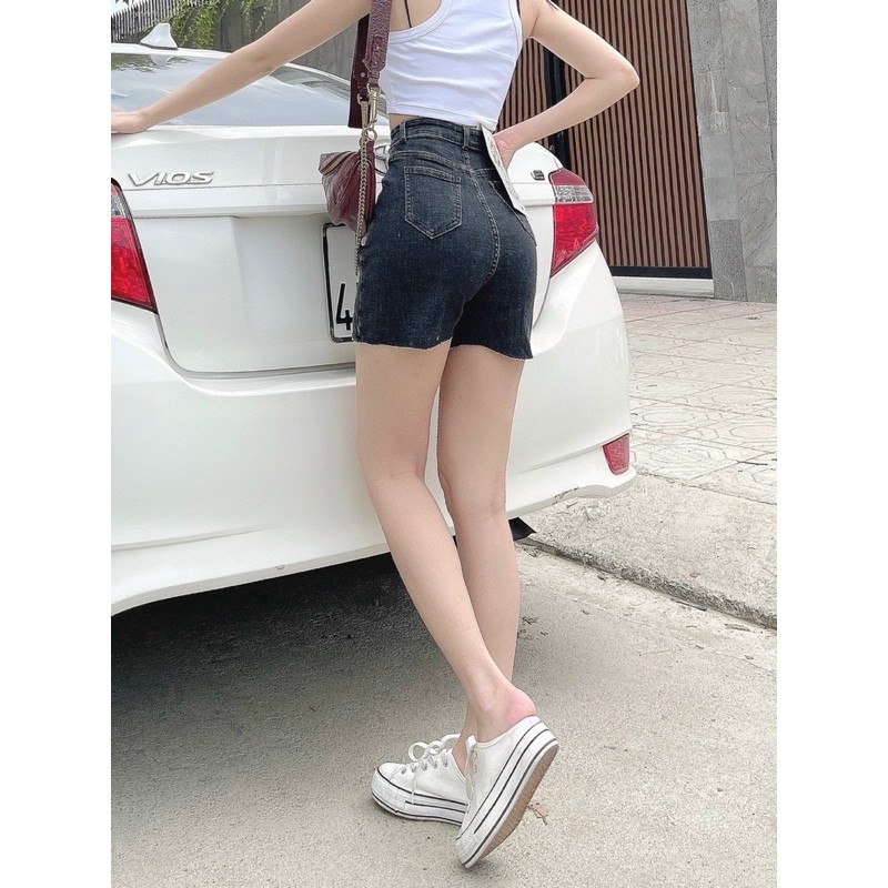 Váy Jean cute lưng cao cực xinh chuẩn phom yêu thương mix đồ cute | BigBuy360 - bigbuy360.vn