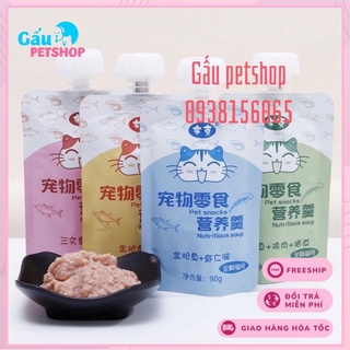 Súp thưởng dinh dưỡng Nutritious soup cho mèo gói 90gr