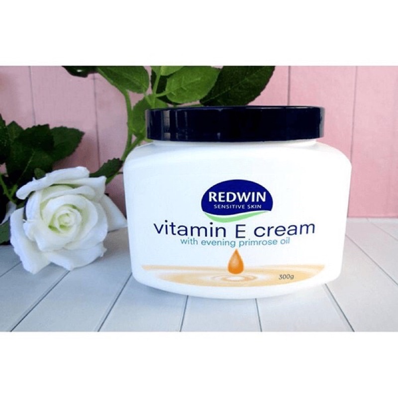 Kem Dưỡng Ẩm Redwin Vitamin E Cream 300g Úc Chính Hãng - Giúp Dưỡng Da Mặt Hết Khô, Nứt Nẻ