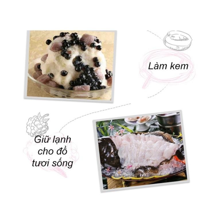 Máy Làm Kem ⭐SIÊU Hot⭐ Làm Kem Cuộn Mini Đơn Giản, Thuận Tiện, Không Dùng Điện Phù Hợp Với Mọi Lứa Tuổi