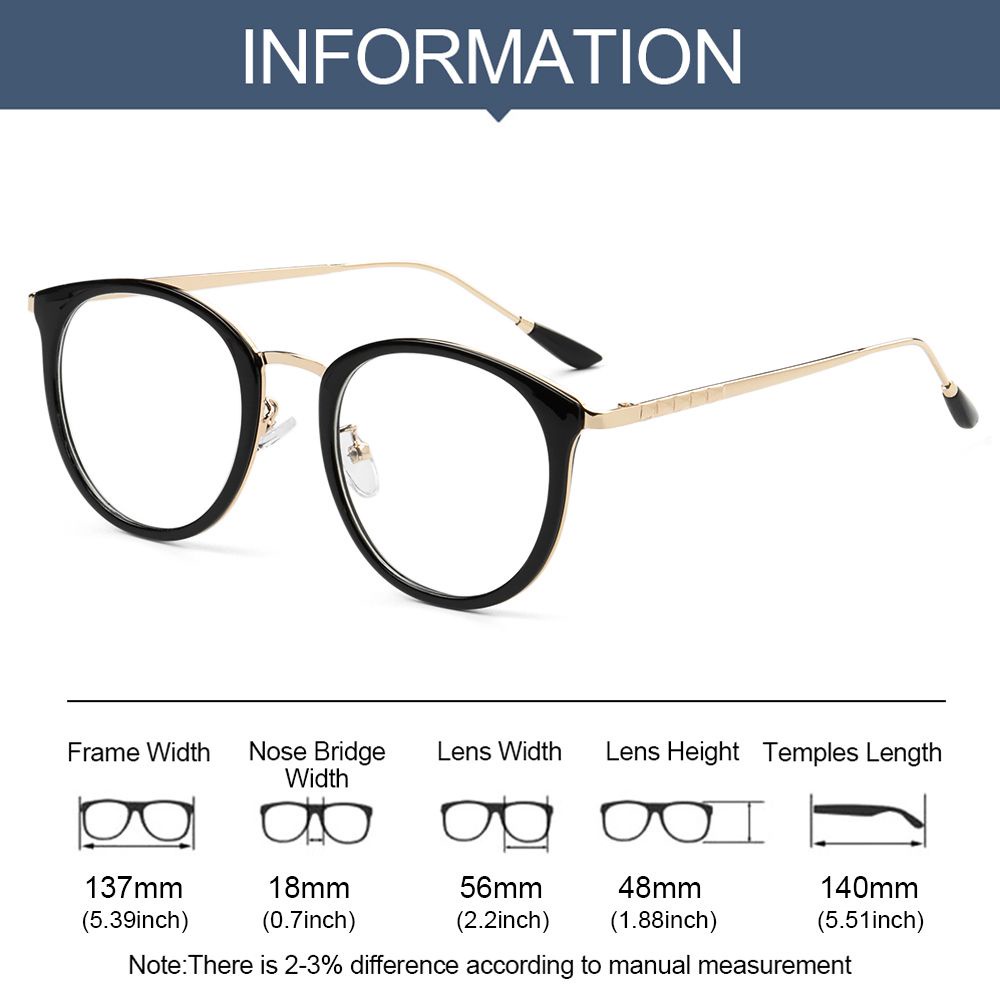 Mắt kính gọng tròn siêu nhẹ họa tiết da báo thời trang cá tính cho nam nữ