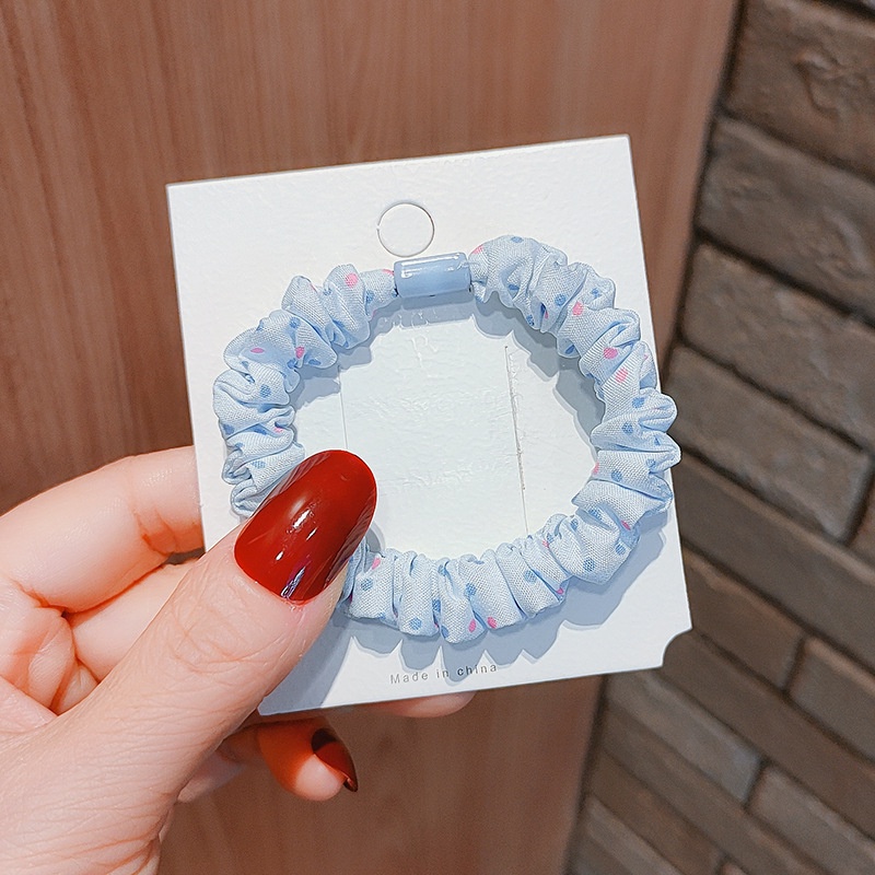 Vòng/Dây buộc tóc scrunchies họa tiết đáng yêu phong cách Hàn Quốc - Hàng cao cấp