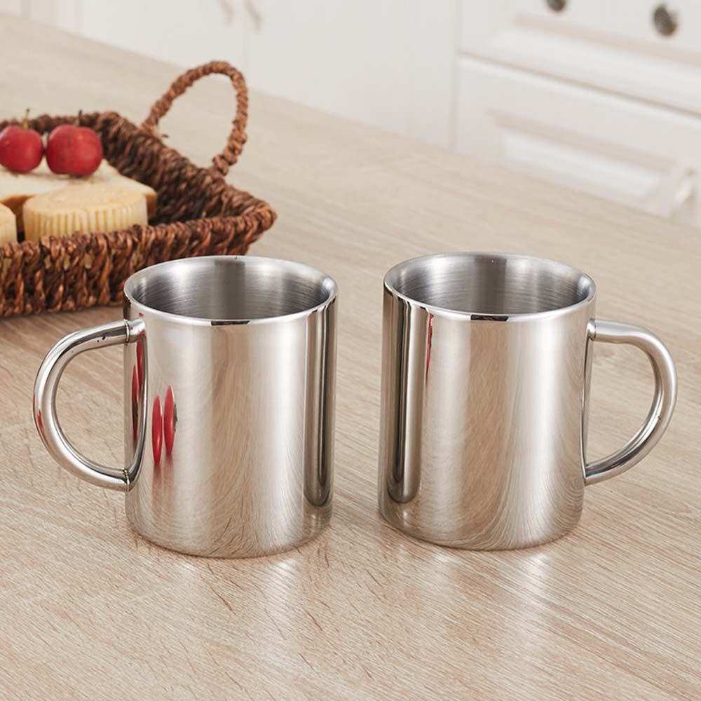 Cốc uống nước bằng thép không gỉ 220 / 300 / 400ml tiện dụng
