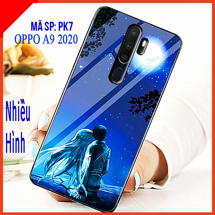 Ốp lưng mặt kính 3D OPPO A12, ốp lưng kính 3d sang trọng, ốp lưng điện thoại OPPO A12 (Kèm video sản phẩm shop tự quay)