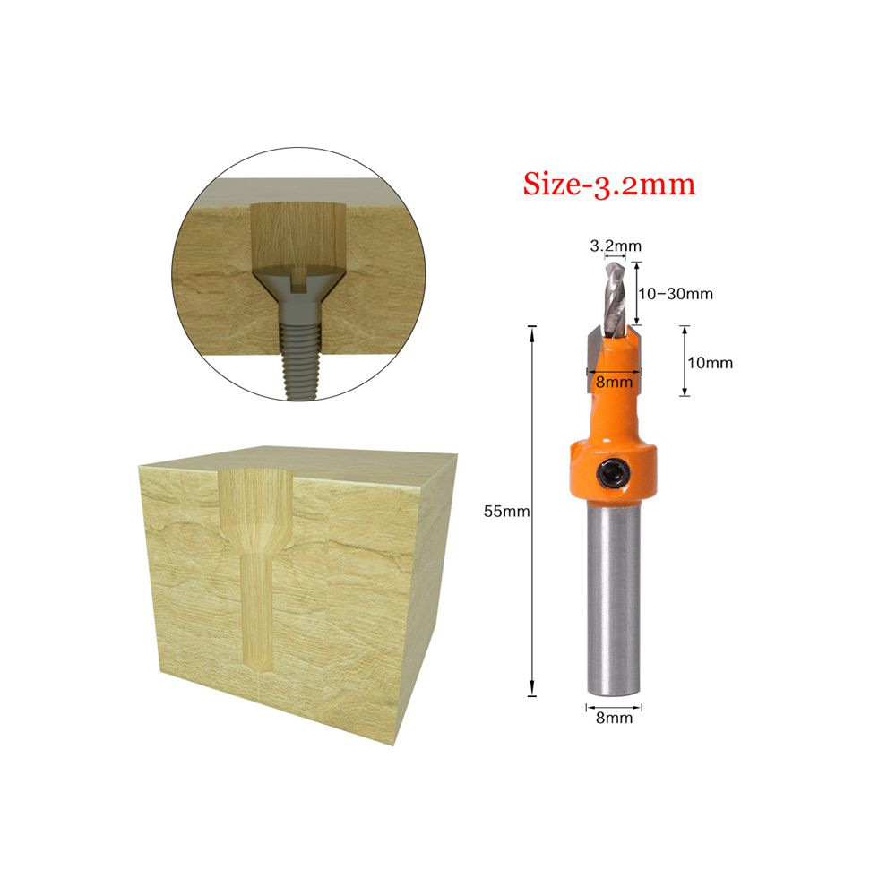 Mũi khoan gỗ hss 3mm 3.2mm 3.5mm 4mm thiết kế chuyên dụng