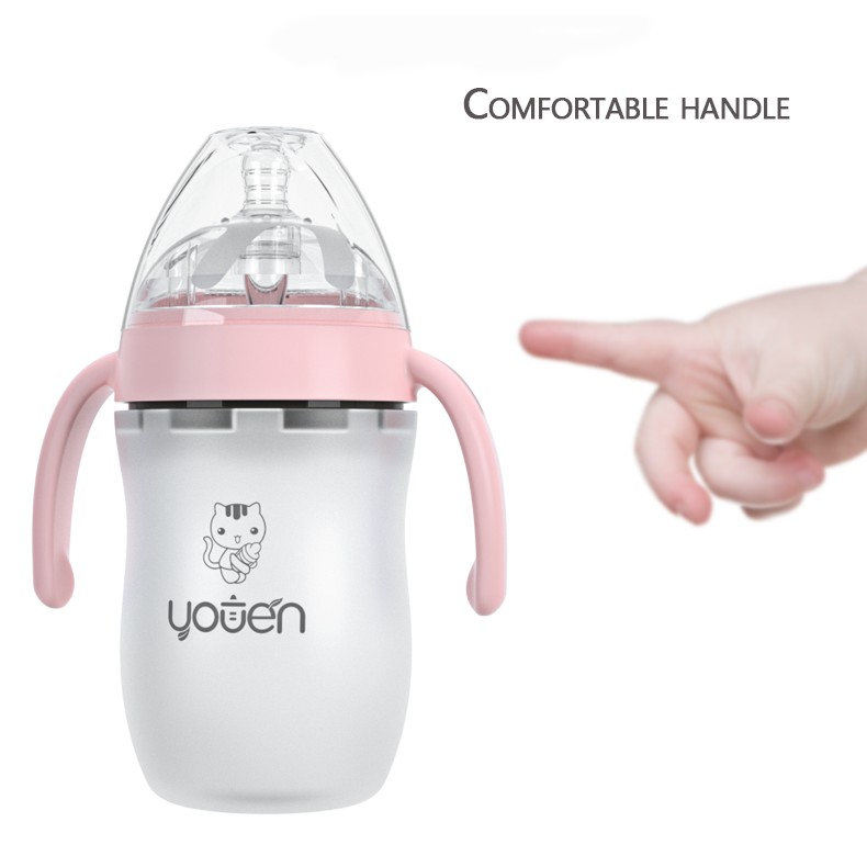 Bình sữa silicone 7CM  Bình silicone 160/260ML