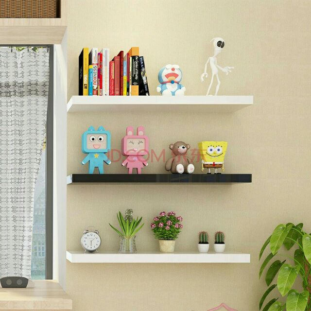 Kệ gỗ treo tường (dài 60cm) mầu sắc tự chọn