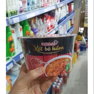 Mì Omachi xốt bò hầm bát 93g