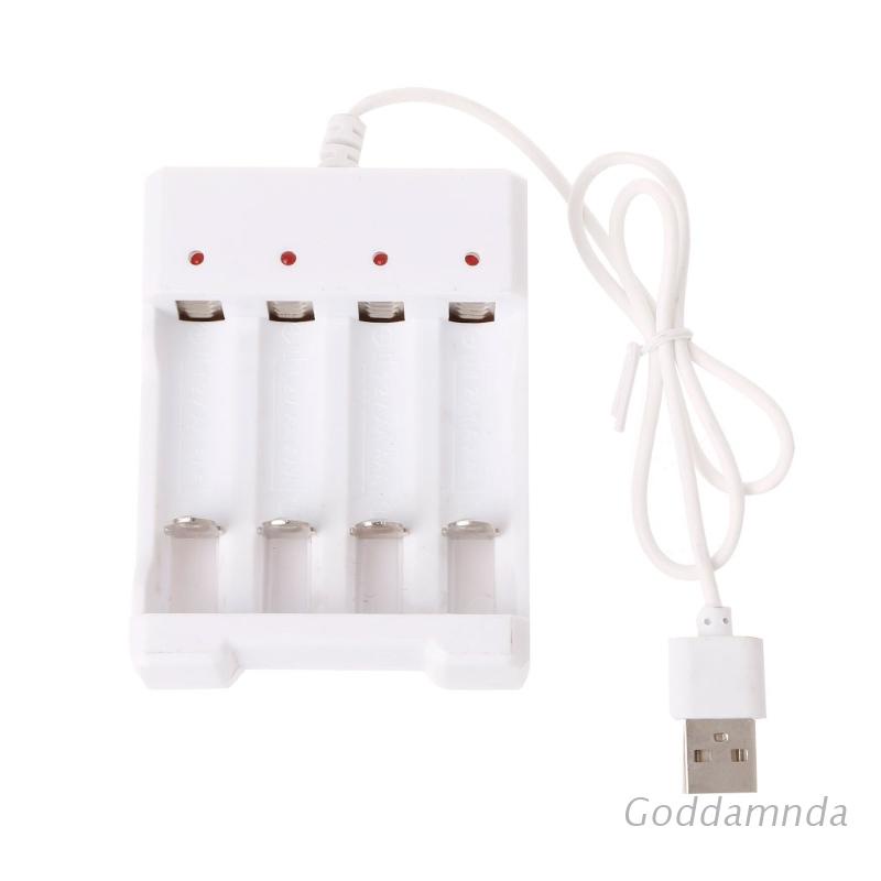 Bộ Sạc Pin Thông Minh 1.2V 4 Ngăn Đầu Cắm USB