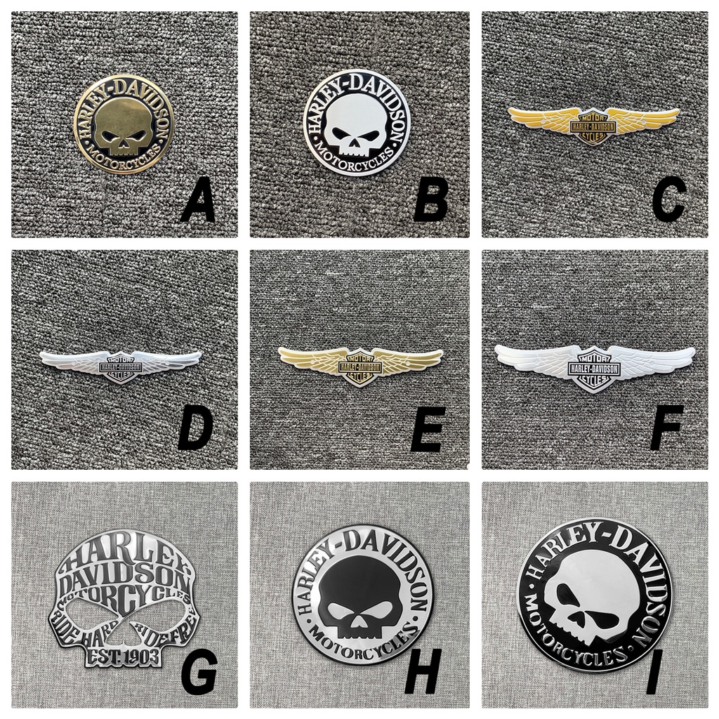 Miếng dán hợp kim nhôm chất lượng cao trang trí xe mô tô Harley