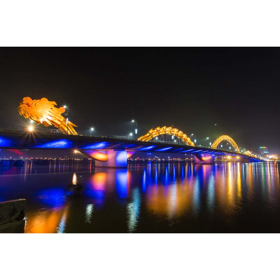 Tranh dán tường tổng hợp địa danh Việt Nam 3D in theo kích thước yêu cầu – Không giới hạn kích thước.