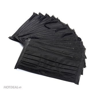 Khẩu Trang Y Tế Đen 3 Lớp  (25 cái)