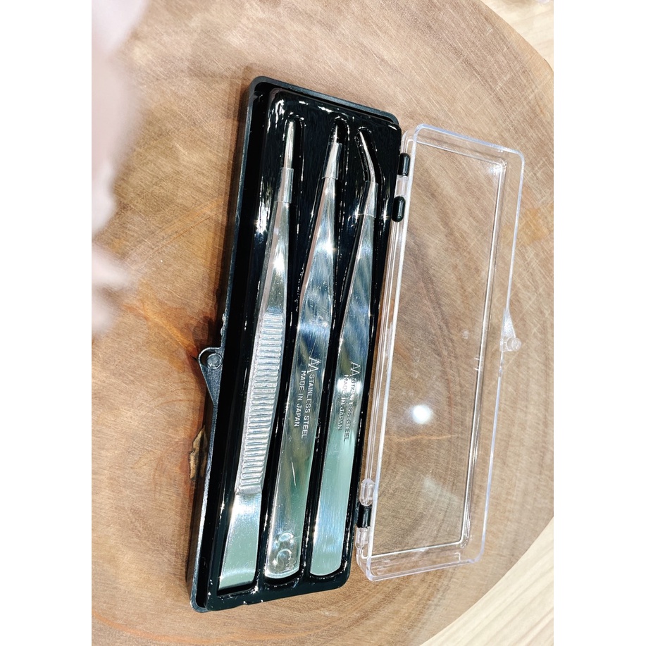 Bộ Nhíp Gắp Linh Kiện Anex Nhật Bản: 3 => 5 Chi Tiết No.1093 & No.1090 Thép không gỉ  - TsubameSanjo Japan Shop