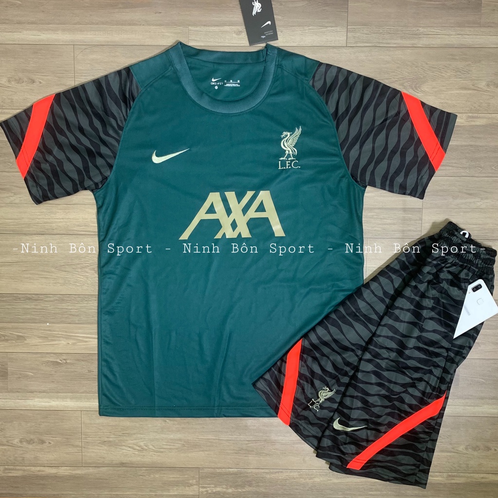 Áo Bóng Đá, Áo Thể Thao Tập Liverpool Có Túi - Kiểu Dáng Thời Trang, Vải Gai Thái Cao Cấp