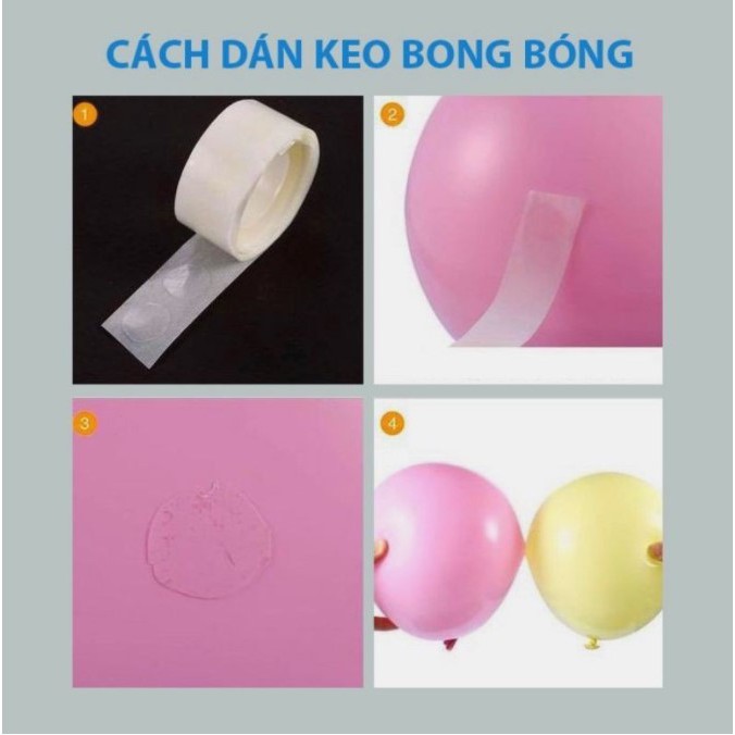 set bong bóng trang trí sinh nhật HAPPY BIRTHDAY + 2 RÈM + 50 BÓNG NHŨ Phụ kiện trang trí sinh nhật