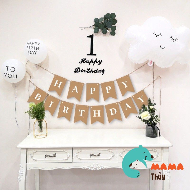 Bộ bóng trang trí sinh nhật phong cách cho bé 36
