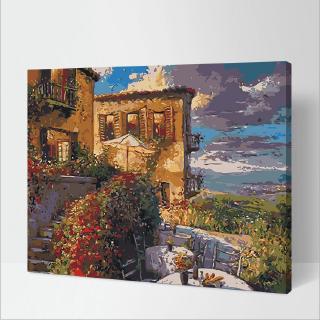 Bộ Tranh Sơn Dầu Tự Làm Trang Trí Nội Thất 193Yhamy