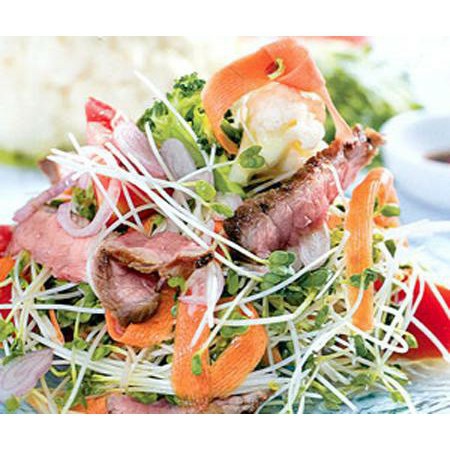 Hạt giống rau mầm củ cải trắng - Ngọt, giòn, Dinh dưỡng cao