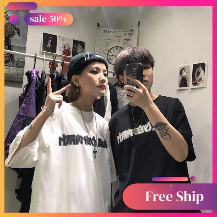 Áo thun tay lỡ Nam Nữ Oversize, áo phông form rộng unisex