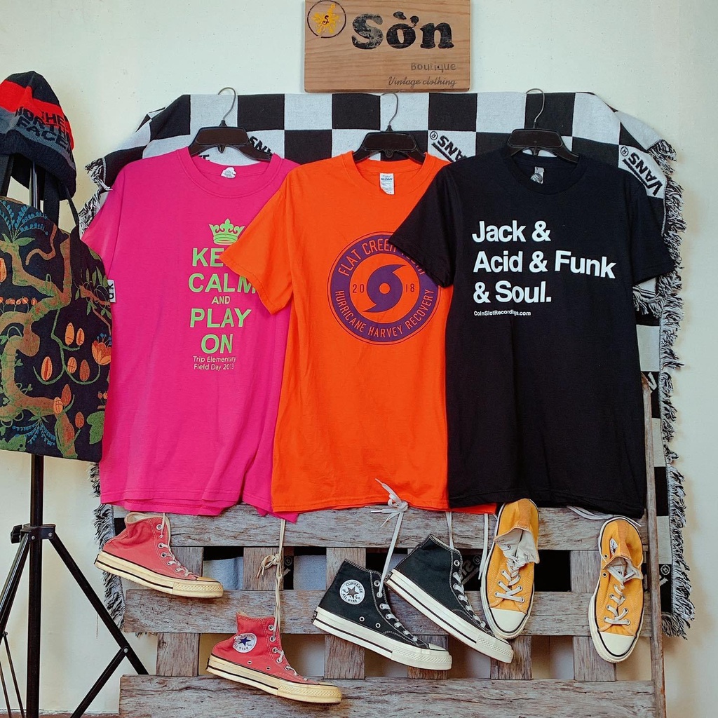 Áo Thun Mỹ 2hand Phông , Áo Thun Nam Nữ Secondhand Chọn Mẫu Cotton USA Xịn Thời Trang Unisex Form Rộng