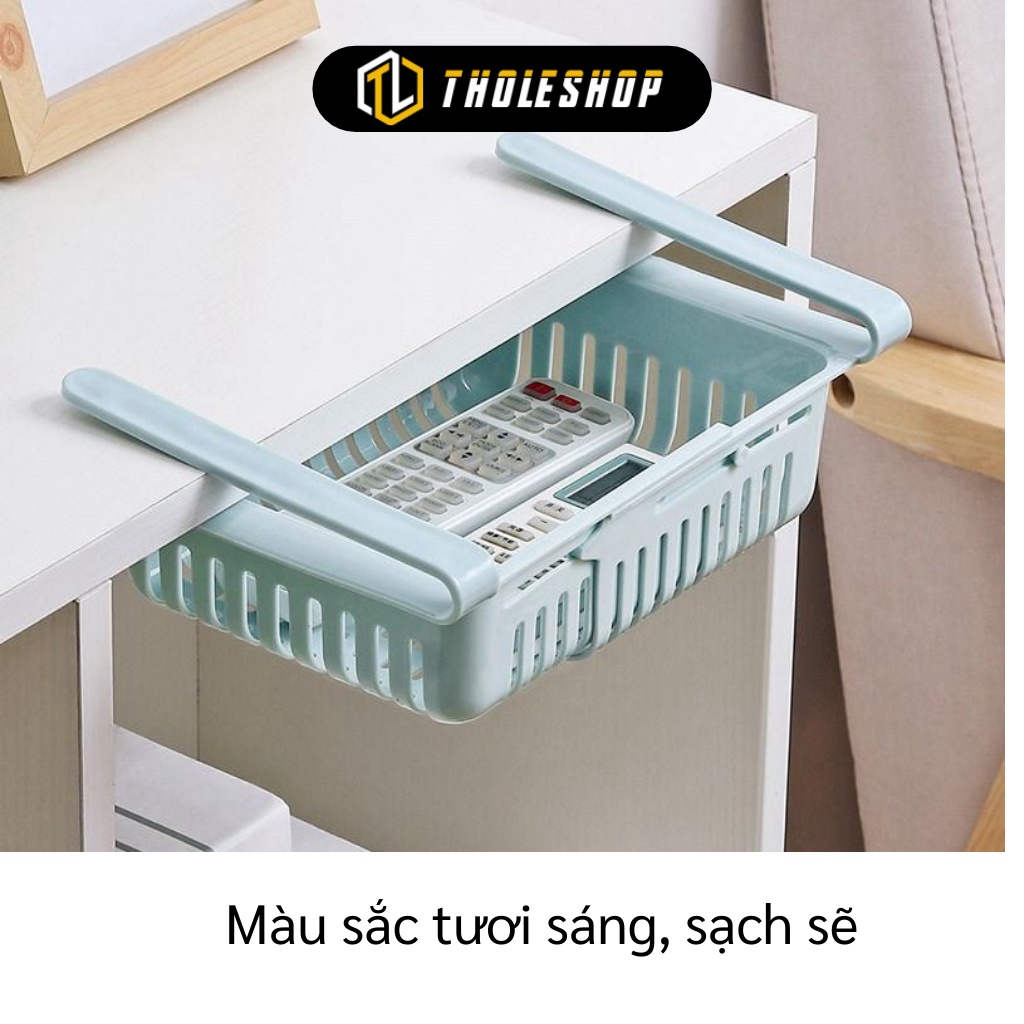 Khay Tủ Lạnh - Rổ Nhựa Đựng Đồ Ăn Gài Tủ Lạnh, Kéo Ra Kéo Vào, Tiết Kiệm Không Gian 8892