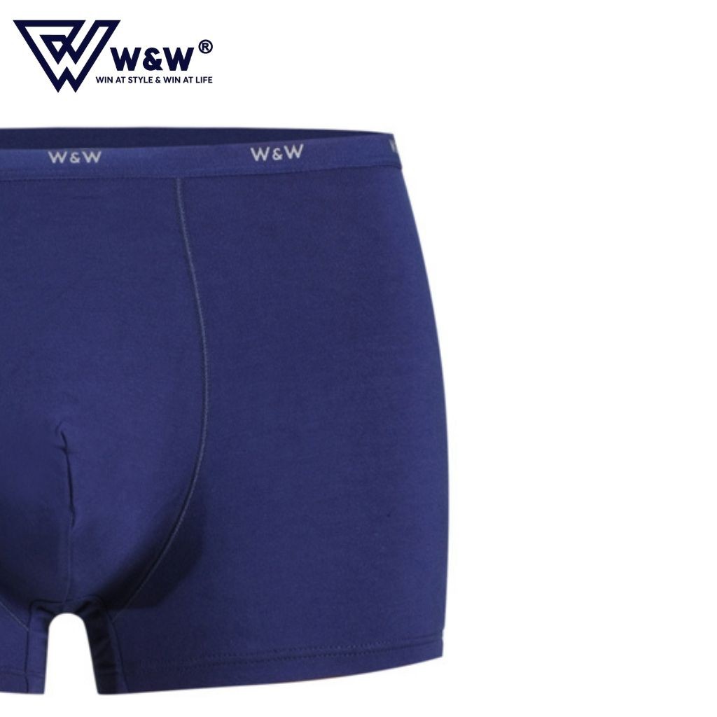 [Mã BMBAU50 giảm 7% đơn 99K] Quần Lót Nam W&amp;W Dáng Boxer Chất Liệu Cao Cấp Mềm Mịn, Đàn Hồi, Kháng Khuẩn Cực Tốt WUW34