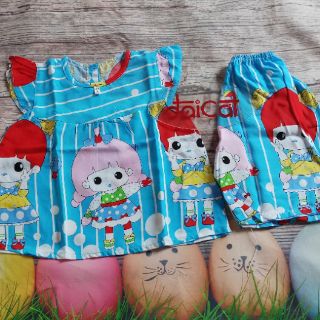Bộ tole lửng bé gái sz3(8-10kg)"