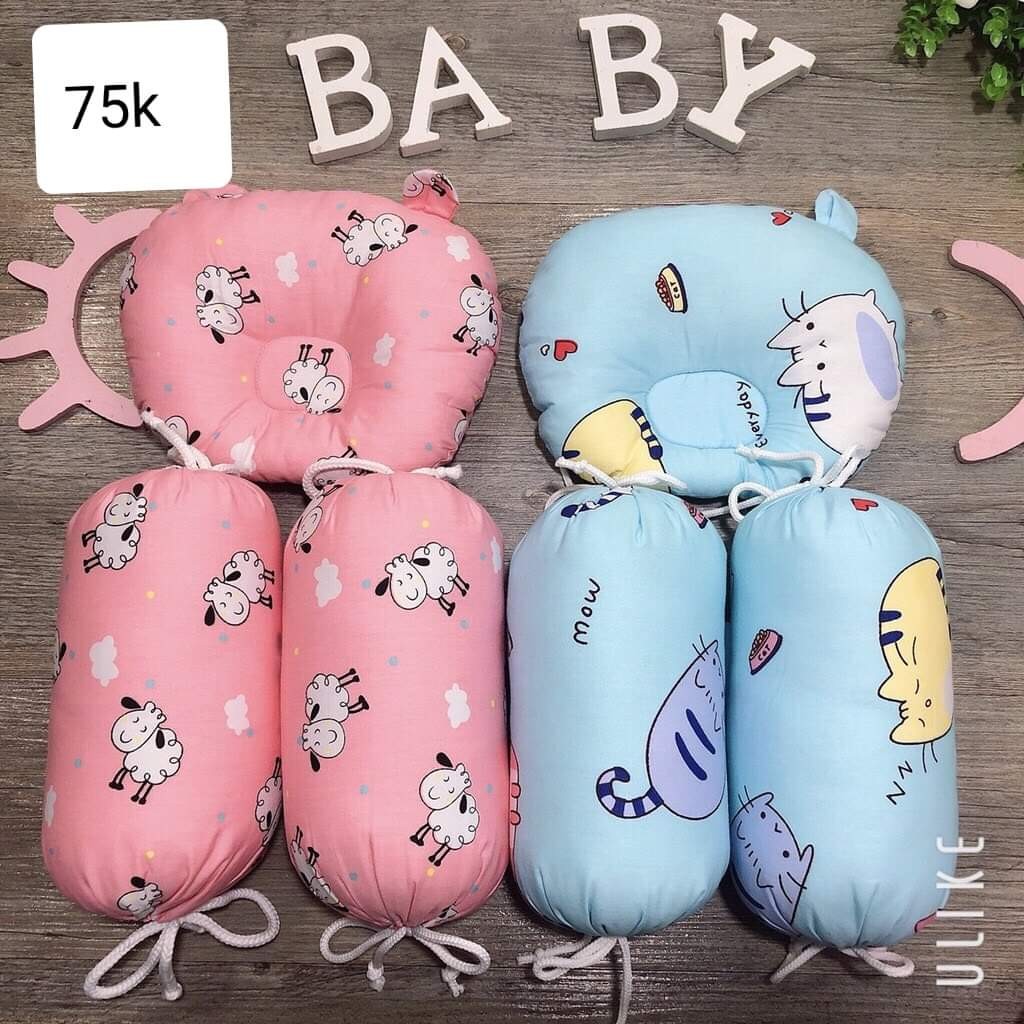 Bộ Gối Chặn Bông cho trẻ sơ sinh