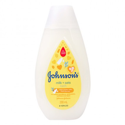 Sữa tắm cho bé Johnsons Baby tinh chất Sữa và Yến mạch 200ml - date 07/2022