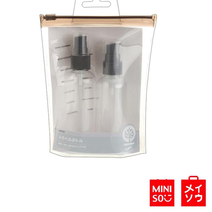 Bộ Chai Chiết Mỹ Phẩm Du Lịch Miniso Tiện Dụng