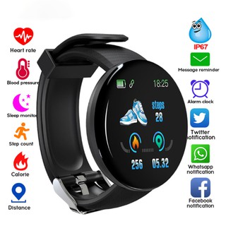 Đồng hồ Bluetooth thông minh thể thao D18 đa năng chống thấm nước cho Android IOS