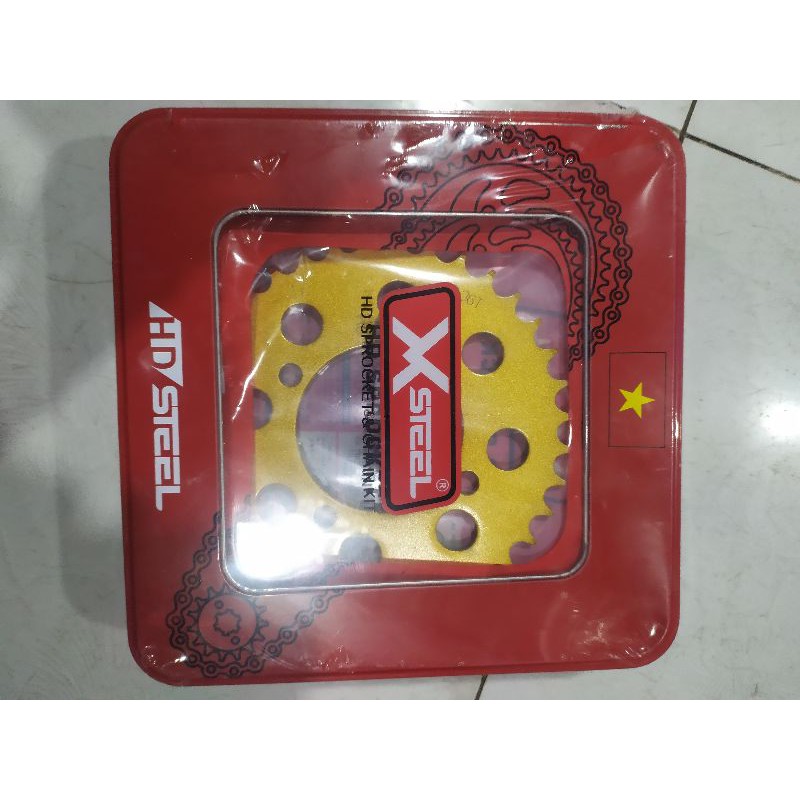 sên nhông dĩa X steel gắn winner X với exciter