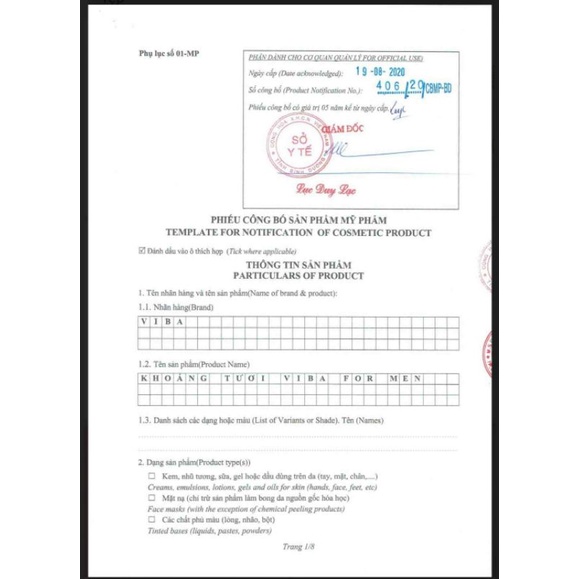 Khoáng tươi Viba For Men 100ml Cấp ẩm và phục hồi làn da Pearl Store 31 | BigBuy360 - bigbuy360.vn