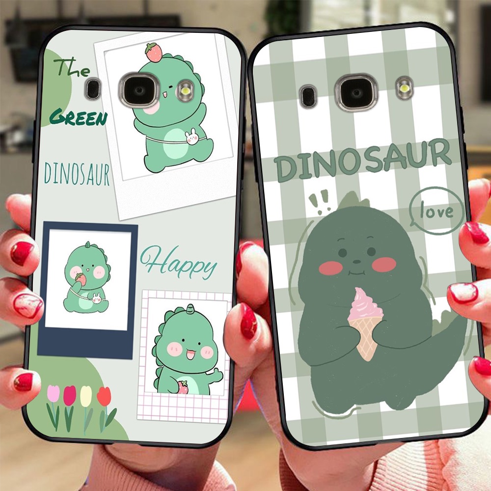 Ốp lưng điện thoại Samsung J5 / ss J7 2016 / ss J510 / ss J710 khủng long xanh dino saur