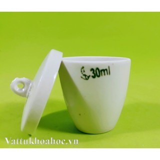 Chén sứ nung có nắp 30ml