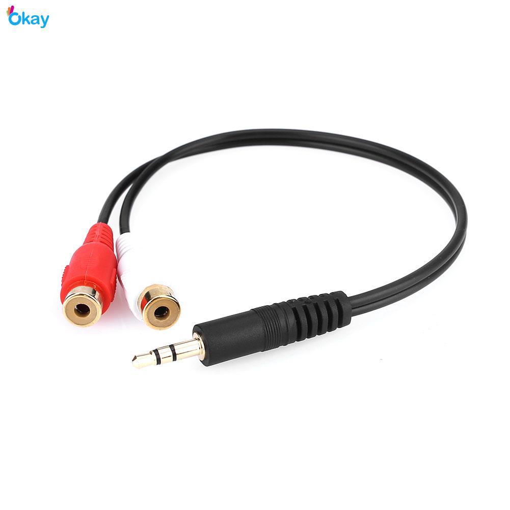 Dây cáp chia tín hiệu âm thanh với giắc cắm 3.5mm