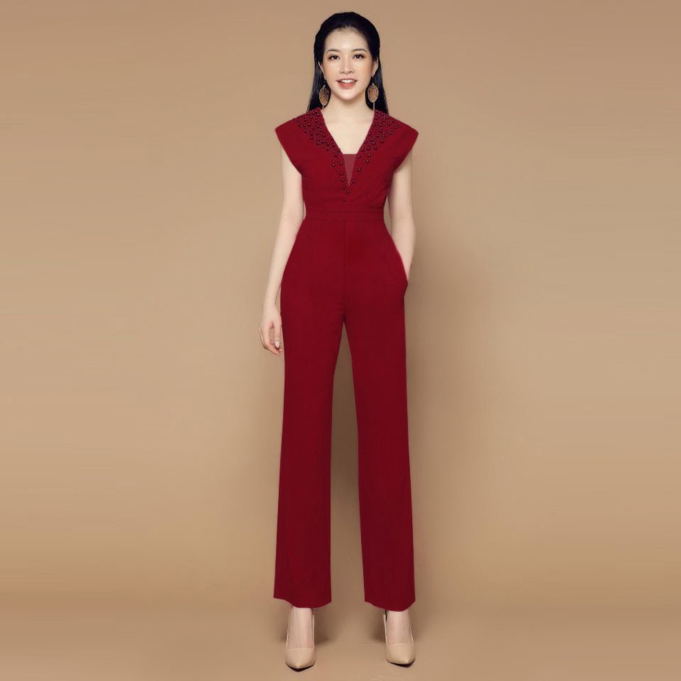 Jum Dài Ống Suông Ngực Phối Lưới Đính Hột J954 | BigBuy360 - bigbuy360.vn