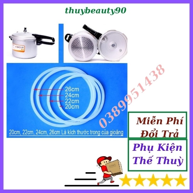 Gioăng Nồi Áp Suất Supor 1 Tay Cầm - Phụ Kiện Nồi Áp Suất Thế Thuỳ