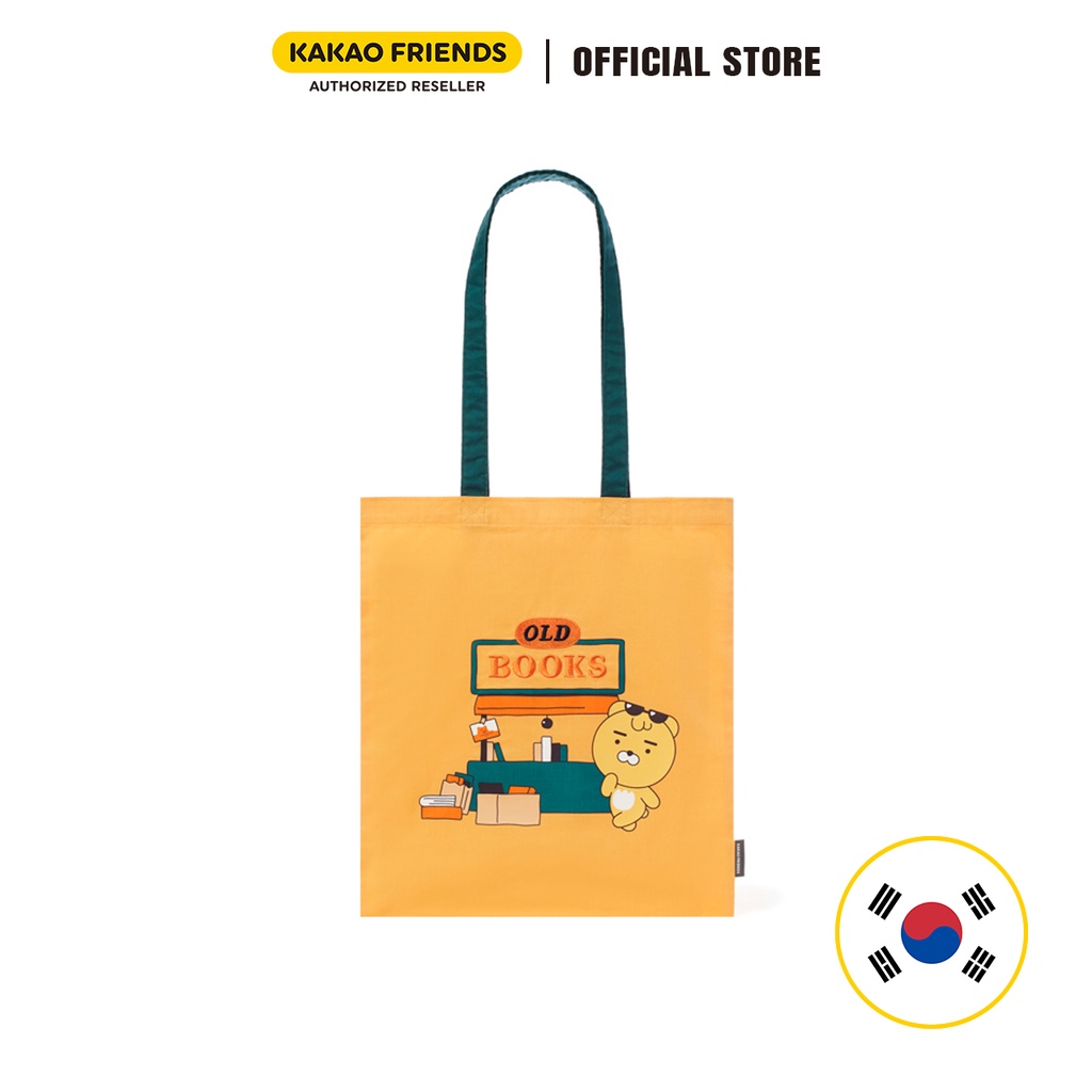 Túi Tote Vải Kakao Friends Travel Ryan màu cam dễ thương siêu cute F10849