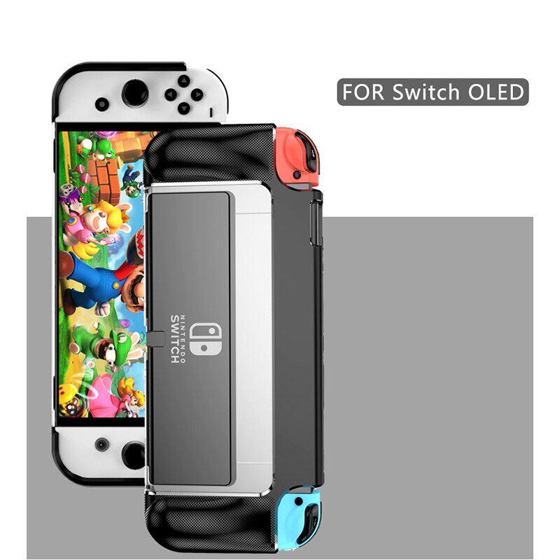 Vỏ Bảo Vệ Bằng PC + TPU Mỏng Cho Tay Cầm Chơi Game Nintendo Switch OLED 2021