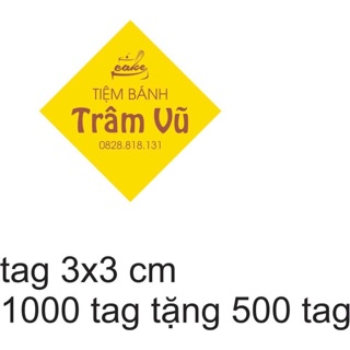 Combo 1500 tag cắm bánh sinh nhật cực rẻ